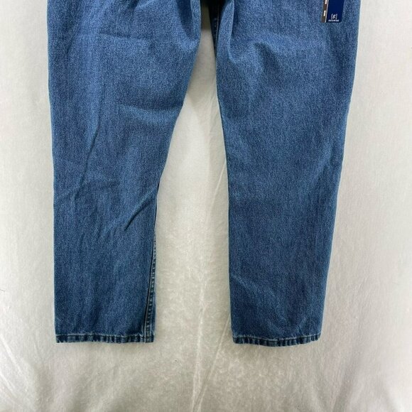 George Jeans Men's Sz 36x30 Blue Denim Medium Wash Regular Tapered Leg Mid Rise - Picture 9 of 12